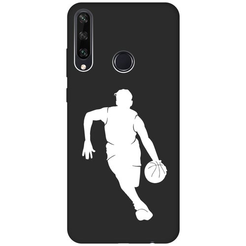 Матовый чехол Basketball W для Huawei Y6P / Хуавей У6Р с 3D эффектом черный матовый чехол rich scrooge для huawei y6p хуавей у6р с 3d эффектом желтый