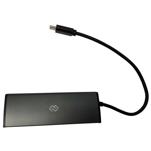 USB-хаб Digma HUB-4U3.0-UC-G grey