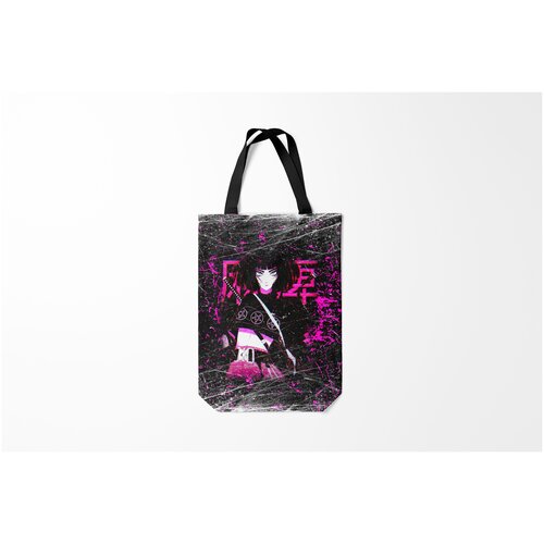 фото Сумка-шоппер / 31х42 см / геймерам / cyberpunk 2077 vinne yuna самурай киберпанк burnettie