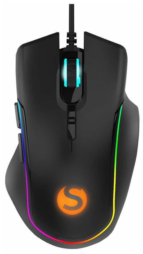 Мышь SunWind SW-M900G игровая оптическая проводная USB черный 1422389