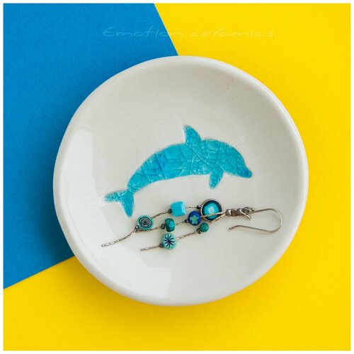 фото Подставка для украшений emotion ceramics, 10.5х2х10.5 см, белый