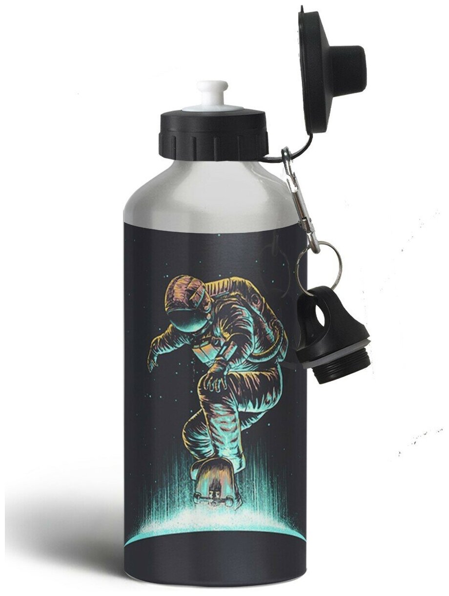 Бутылка спортивная, туристическая фляга Спорт Скейтбординг - 307