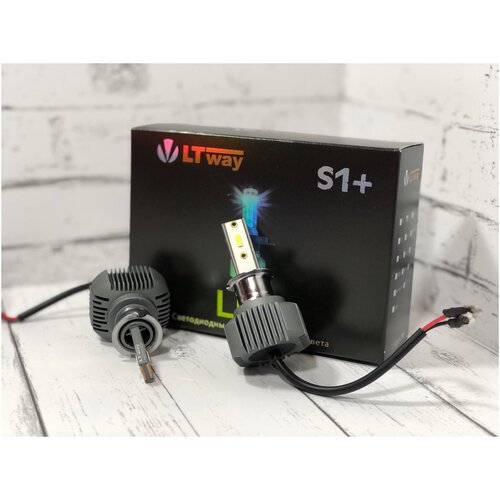 Светодиодные лампы автомобильные LightWay S1 Plus + H3 6000K