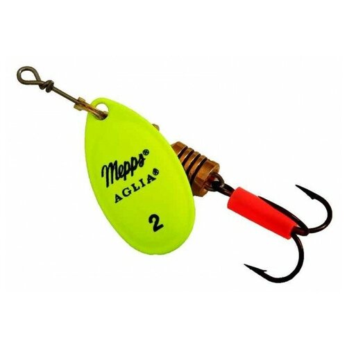 фото Mepps блесна вращающаяся mepps aglia fluo ( 4,5гр/chartreuse)