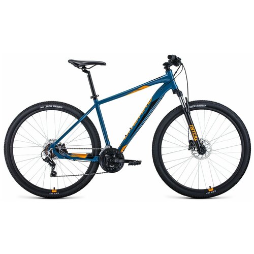 Велосипед FORWARD Apache 29 32 Disc 2020-2021 горный взрослый рама 17 колеса 29 бирюзовый 3237000₽