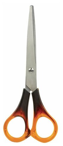 Ножницы STAFF "Basic" 200 мм, ручки под янтарь, ПВХ чехол с европодвесом, 236938 - 6 шт.