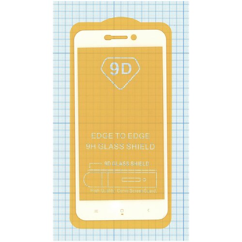 защитное стекло для xiaomi redmi 4a 9d белое Защитное стекло Полное покрытие для Xiaomi Redmi 4A белое