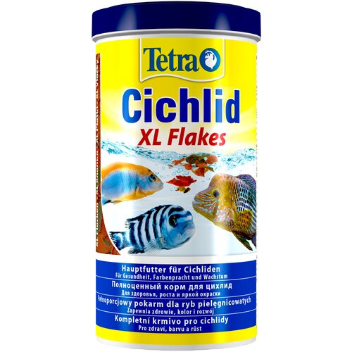 Сухой корм для рыб Tetra Cichlid XL Flakes, 1 л, 160 г