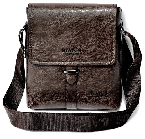 Сумка планшет Status Bags, коричневый