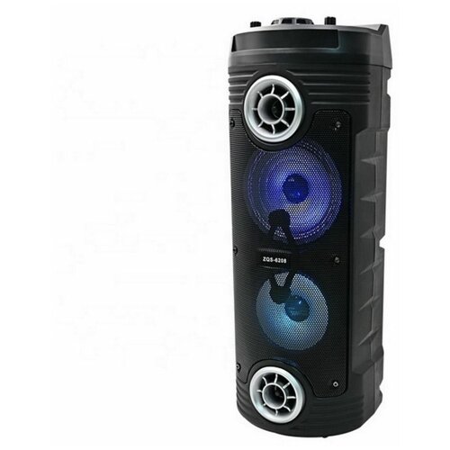 Колонка портативная беспроводная блютуз Bluetooth с FM радио BT Speaker ZQS-6208 Музыкальная колонка блютус 328500₽