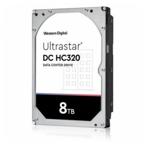 Жесткий диск Western Digital Original SAS 30 8Tb HUS728T8TAL5204 Ultrastar DC HC320 7200rpm 256Mb 35