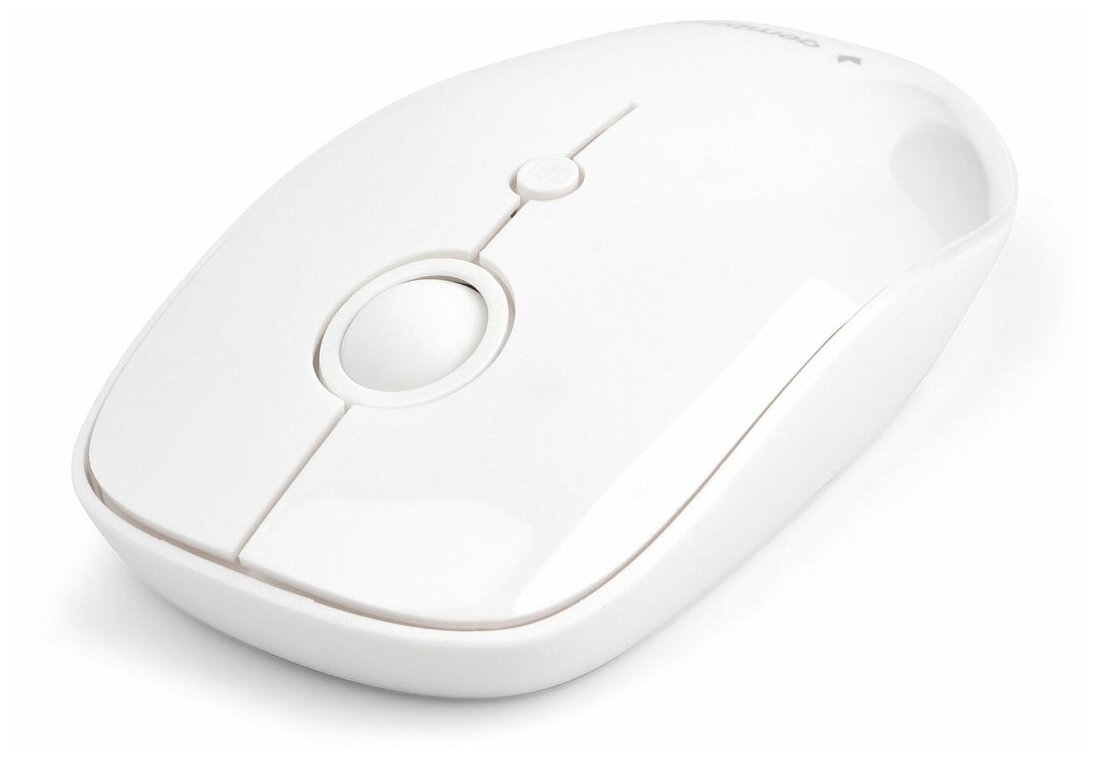 Мышь беспроводная Gembird MUSW-385 24 ГГц 2 кнопки колесо кнопка 1000DPI белый глянец