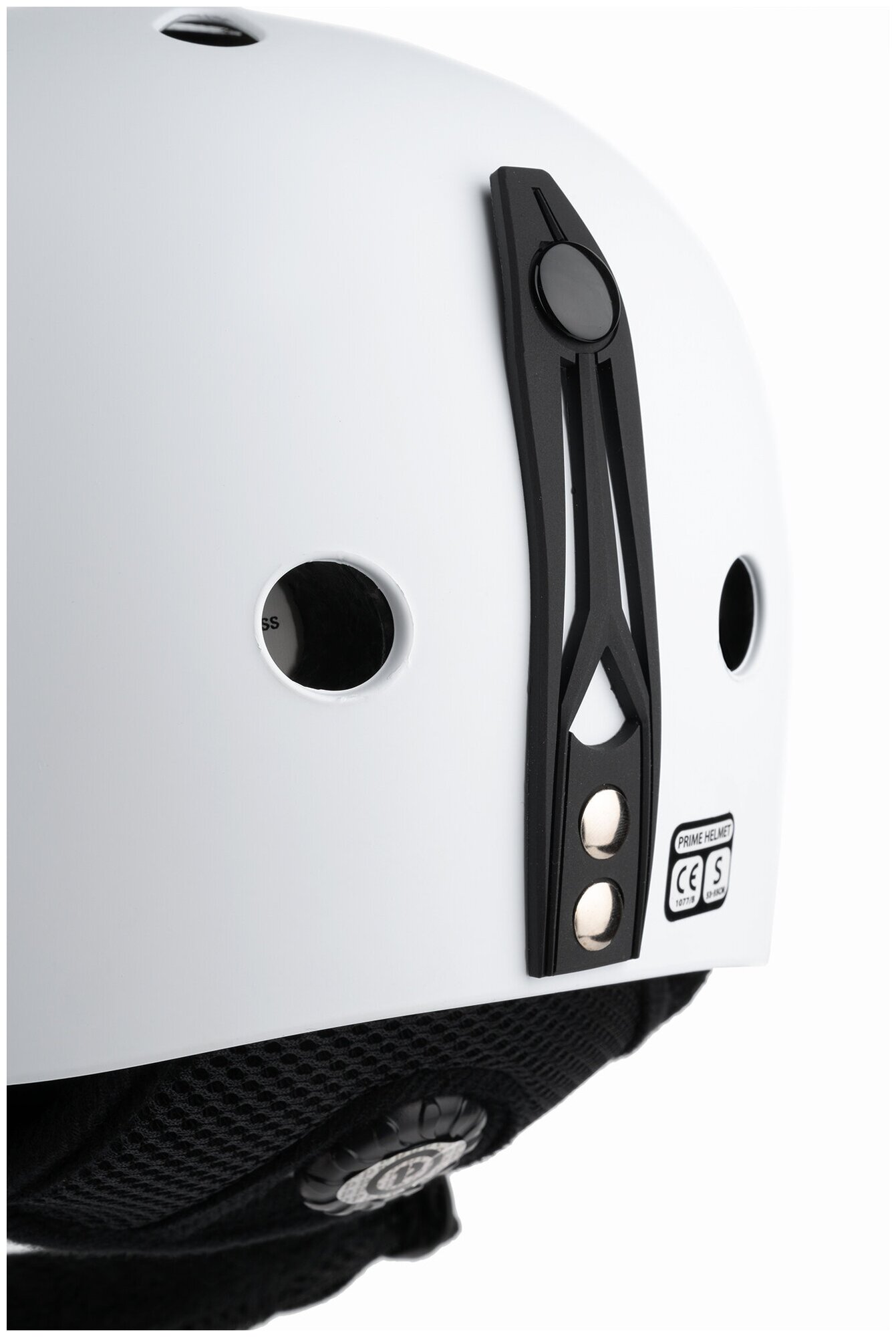 Шлем горнолыжный PRIME - FUN F1 White, размер S (53-55)