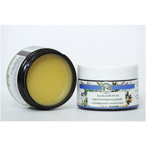 Дары Природы Бальзам №10 Противопростудный с камфорой и ментолом