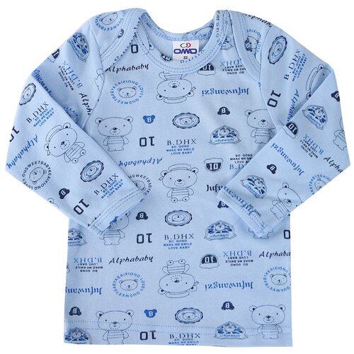 Джемпер Своя линия детский, без капюшона, трикотажный, комплект из 2 шт., размер 20, голубой