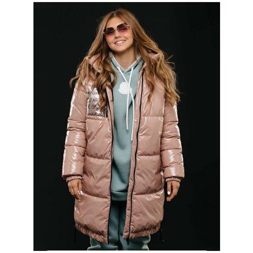 фото Пальто gnk, бежевый, 164 g'n'k