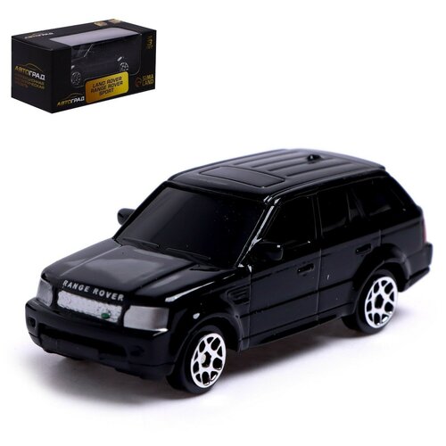 Машина металлическая LAND ROVER RANGE ROVER SPORT, 1:64, цвет чёрный машина металлическая land rover range rover sport 1 64 цвет чёрный