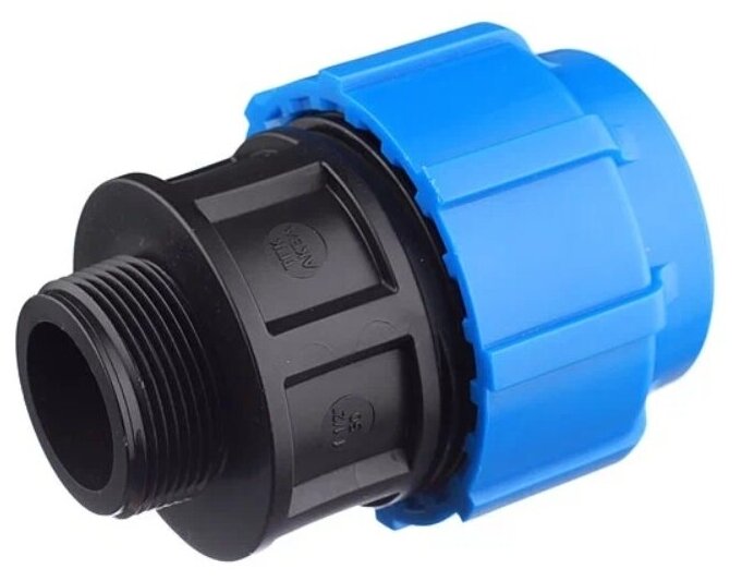 фото Муфта переходная компрессионная с наружной резьбой - 63x2"