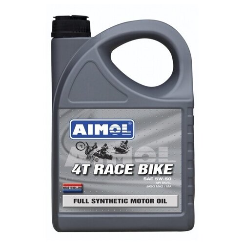 Масло для четырехтактных мотоциклетных двигателей AIMOL 4T Racebike 5w-50 4л