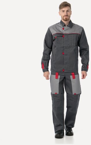 Изображение товара Костюм рабочий Фаворит - 2 (куртка + полукомбинезон), ткань смесовая (размер 56-58, рост 170-176)