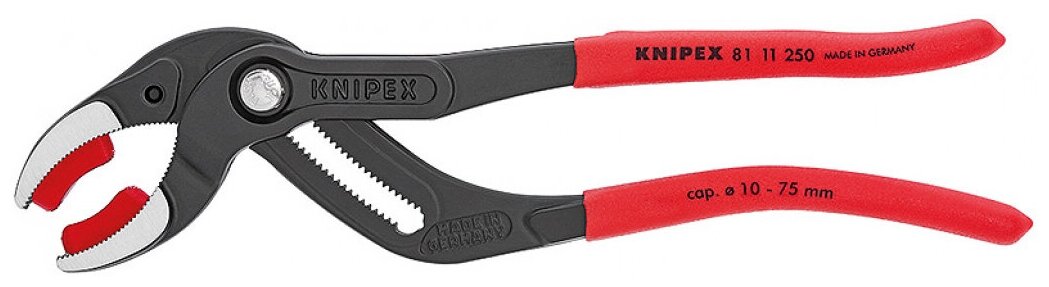 Клещи трубные захватные KNIPEX KN-8111250