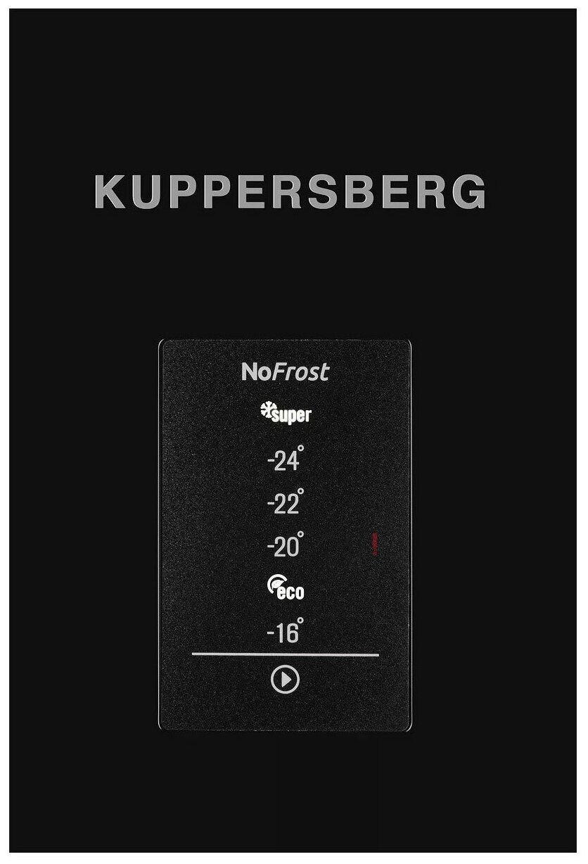 Морозильник Kuppersberg NFS 186 BK - фотография № 7