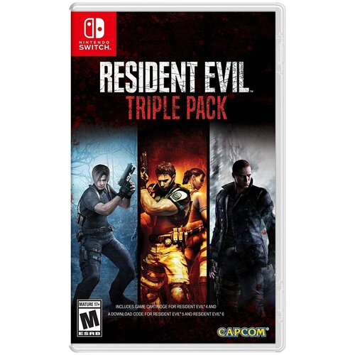 Картридж для Nintendo Switch Resident Evil Triple Pack англ Новый 5060₽