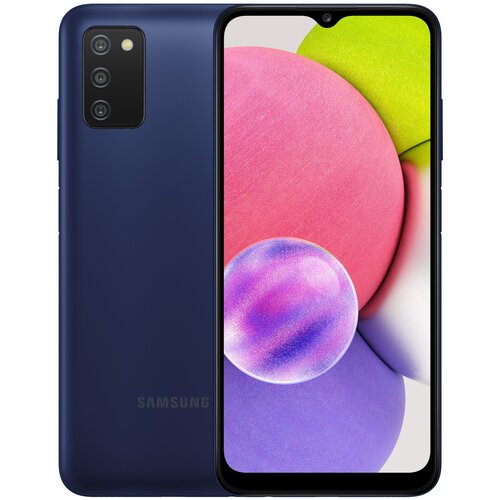 Смартфон Samsung Galaxy A03s 332 ГБ Dual nano SIM синий 1089900₽