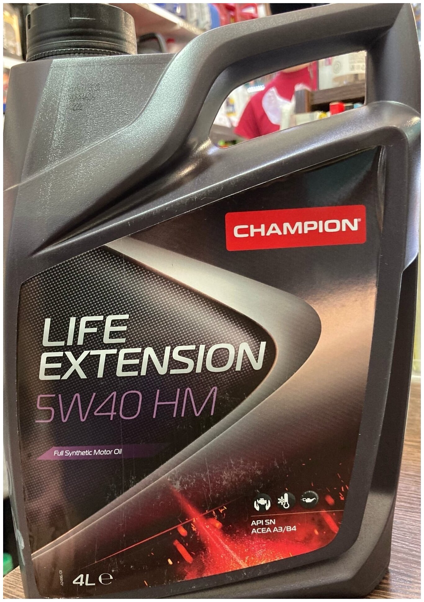 CHAMPION OIL Масло Мот. Champion Life Extension 5w40 Hm, Acea: A3/B4-16, Api: Sn/Cf (1л) Синт. Bmw - Longlife-01; Chrysler - ...