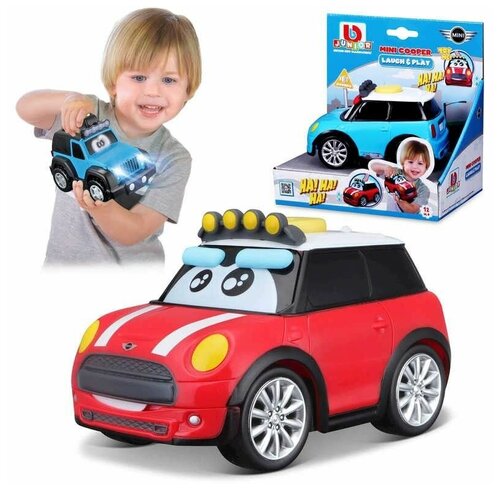 Детская машинка Mini Cooper S : Red, Blue. Bburago Junior.16-81205