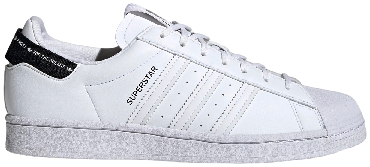 Кроссовки унисекс adidas Originals x Parley Superstar Cloud White/Cloud White/Core Black 