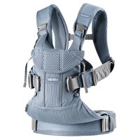 Слинг-эргорюкзак BabyBjorn One Air 3D Mesh для переноски ребенка с рождения и до 3 лет, 3 положения. Голубой