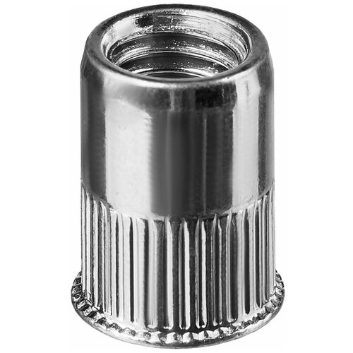 KRAFTOOL Nut-R, М5, уменьш. бортик, 1000 шт, резьбовые заклепки стальные с насечками (311708-05) резьбовые заклепки nut r м5 1000 шт стальные с насечками уменьш бортик kraftool