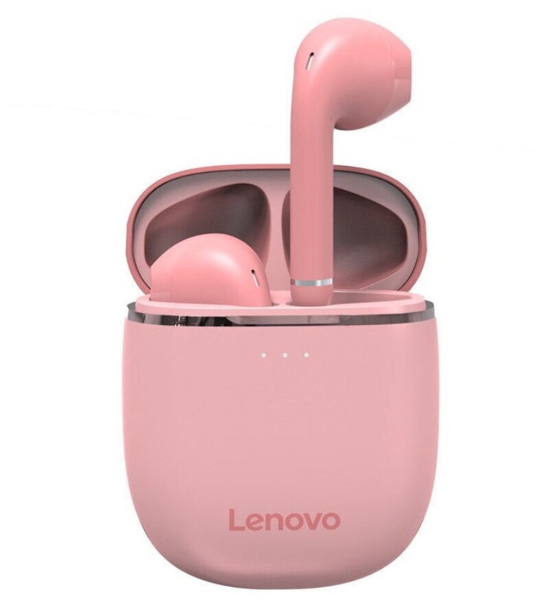 Беспроводные наушники Lenovo H12 Pro Bluetooth Earphones Wireless, розовый
