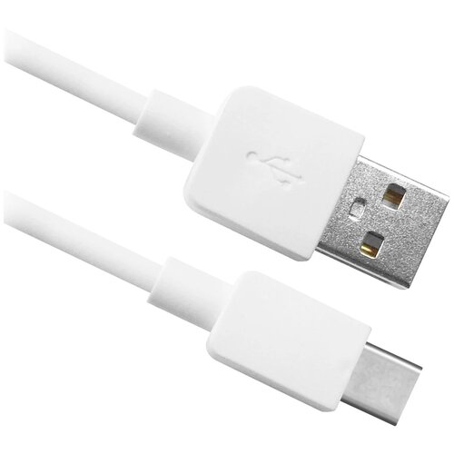 Кабель Шнур USB 3.1 type C – USB 1 м . Data cable. Быстрая зарядка. Белый