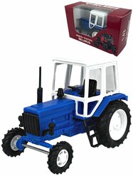 Машинка детская, Трактор Беларус МТ3-82, коллекционная модель, 1:43, игрушечный транспорт, в подарок для ребенка