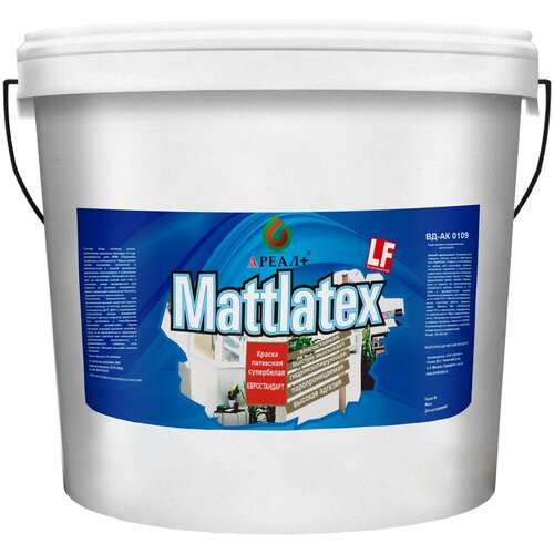 Ареал+ Краска ВД-АК 0109 Mattlatex ведро 14 кг А-038