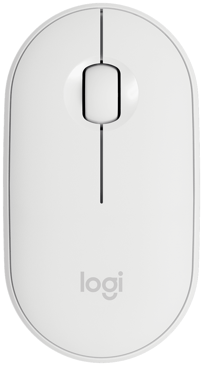 Беспроводная компактная мышь Logitech Pebble M350, off-white