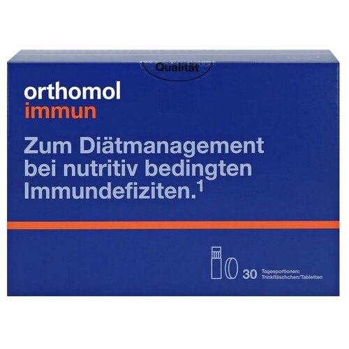 Orthomol Иммун жидкий 20мл+таблетки 450мг+таблетки 500мг №30