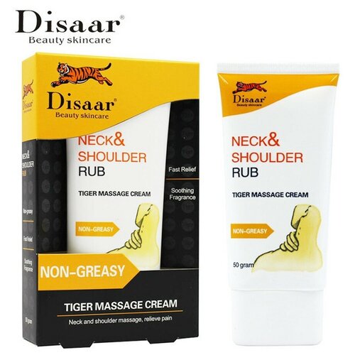 Disaar, Массажный крем для шеи и плеч с обезболивающим эффектом Tiger, 50 гр