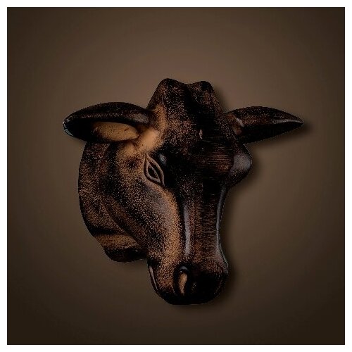 Голова быка roomers furniture, 4094-r, 26x22x32 см