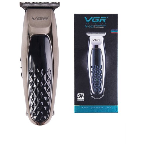 Триммер VGR V-093 для бороды и усов триммер для бороды и усов триммер vgr professional v 093 черный