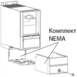 Danfoss Комплект Danfoss NEMA1 - M3 132B0105 для частотного преобразователя