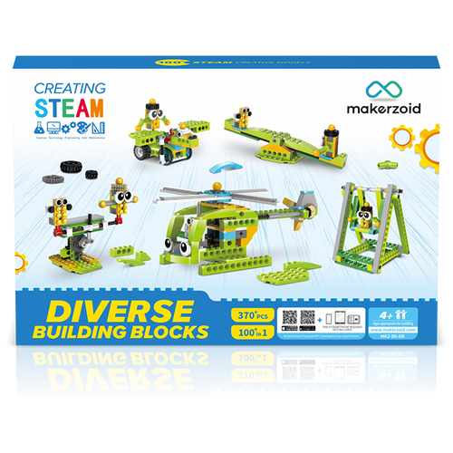 Конструктор Makerzoid Diverse Building Blocks 100в1