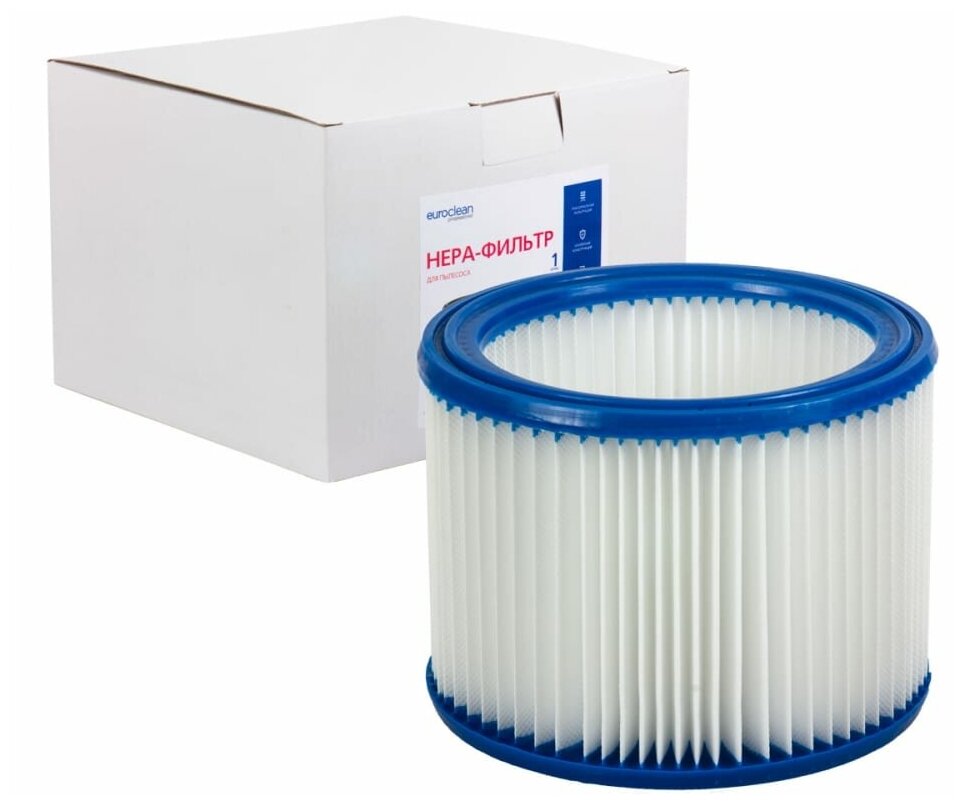 EURO Clean Original фильтр складчатый из полиэтера для пылесоса Bosch GAS 15L, GAS 20 L , GAS 1200L EUR BGSM-15