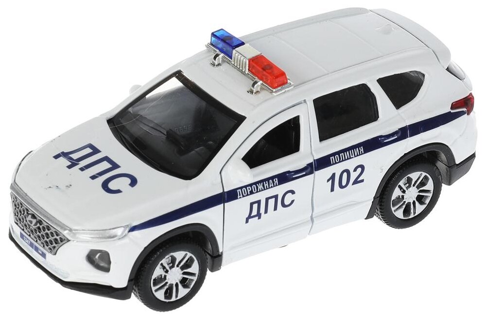 Модель металлическая Технопарк Полиция Hyundai Santa Fe - фото №1