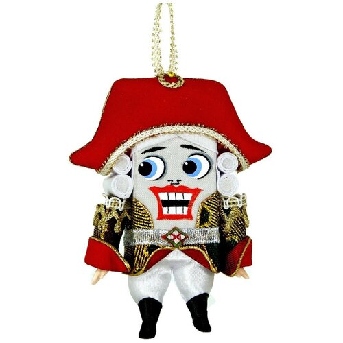 Кукла коллекционная Потешного промысла подвеска Щелкунчик.