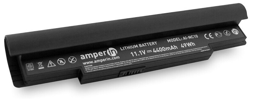 Аккумуляторная батарея Amperin для ноутбука Samsung NC, N Series 11.1V 4400mAh (49Wh) AI-NC10