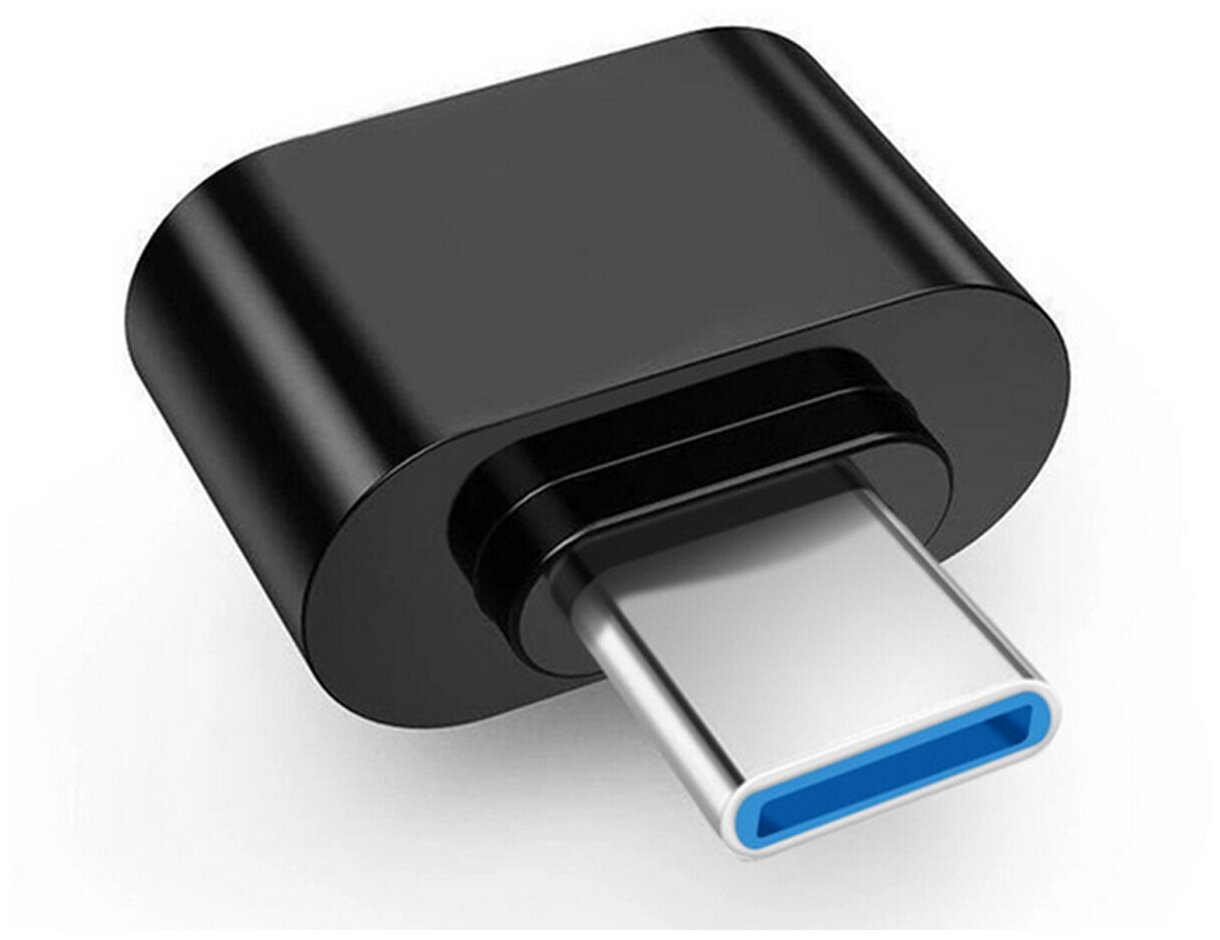 Адаптер-переходник USB 3.0/USB type C, OTG, белый