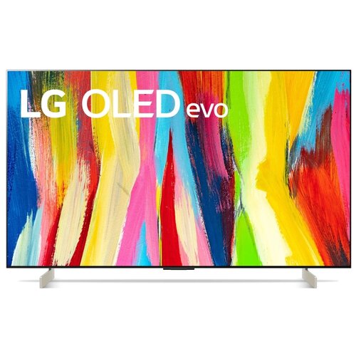 37 Телевизор LG OLED42C2RLB 2022 OLED, серебро